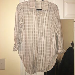 Love stitch button up blouse